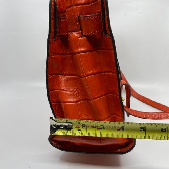Michael Kors L Orange Leather Crossbody/Handbag - Picture 7 of 15